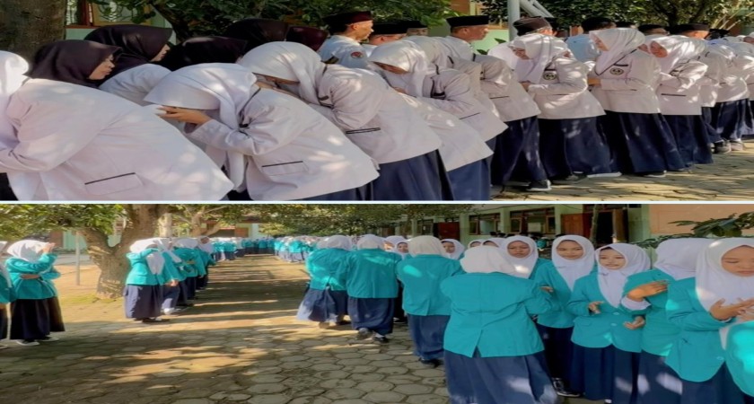 Hangatnya Kebersamaan di Halal Bihalal Keluarga Besar MTsN 3 Tulungagung