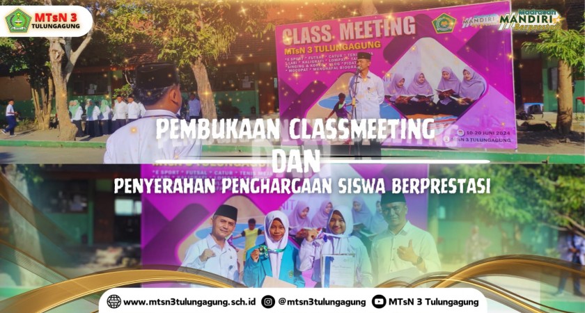 Kegiatan Classmeeting di MTsN 3 Tulungagung Meriahkan Akhir Semester