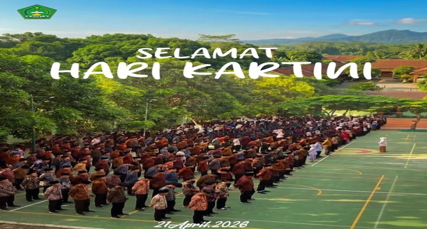 Semangat Kartini Menggema di MTsN 3 Tulungagung melalui Apel Pagi Inspiratif