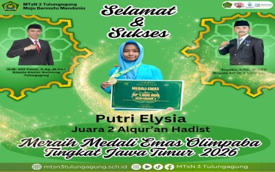 Prestasi Gemilang, Elysia Raih Emas Olimpaba Jatim 2026