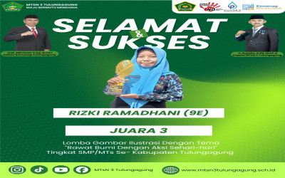 Aksi Kecil, Prestasi Besar : Rizky Ramadhani Raih Juara 3 Lomba Gambar Ilustrasi